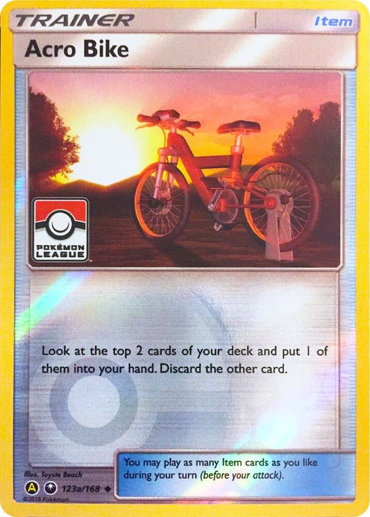 Acro Bike - 123a/168 (Pokemon League) [League & Championship Cards] 123a/168