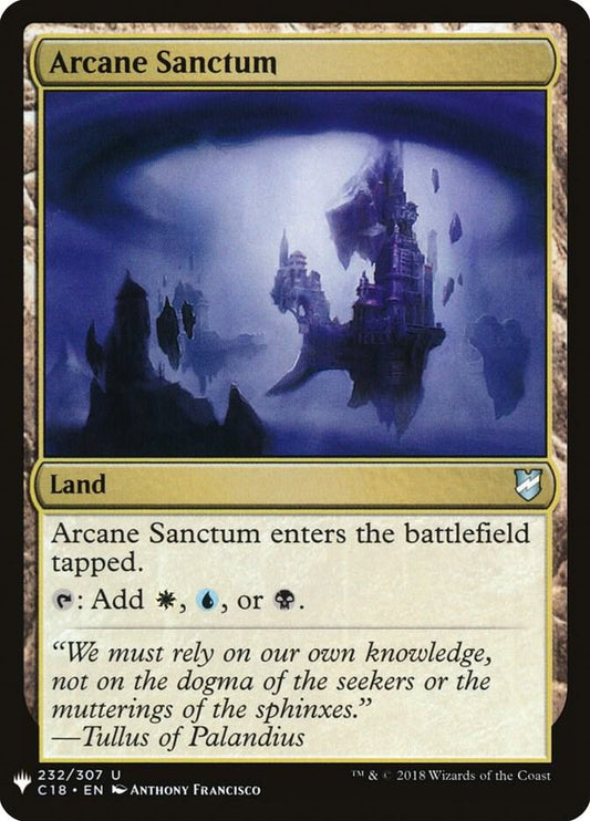 Arcane Sanctum (C18) [The List Reprints] 232