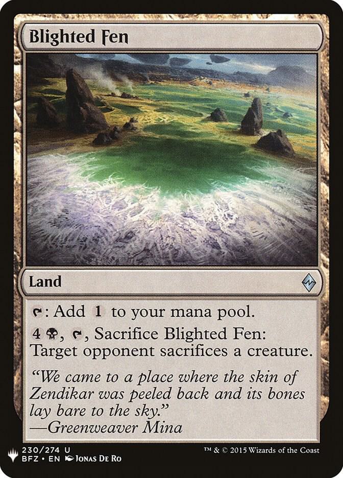 Blighted Fen [The List Reprints] 230