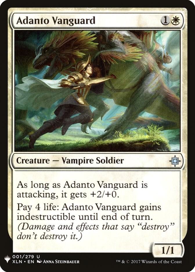 Adanto Vanguard [The List Reprints] 1