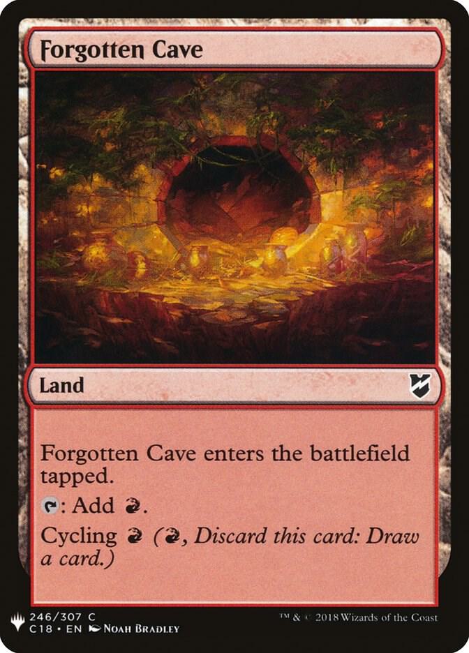 Forgotten Cave (C18) [The List Reprints] 246