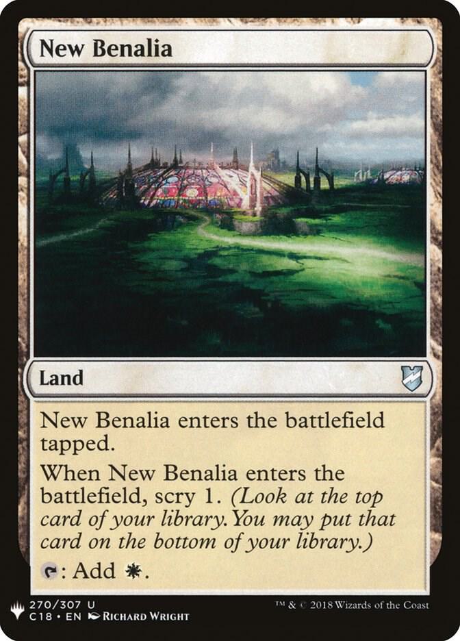 New Benalia [The List Reprints] 270
