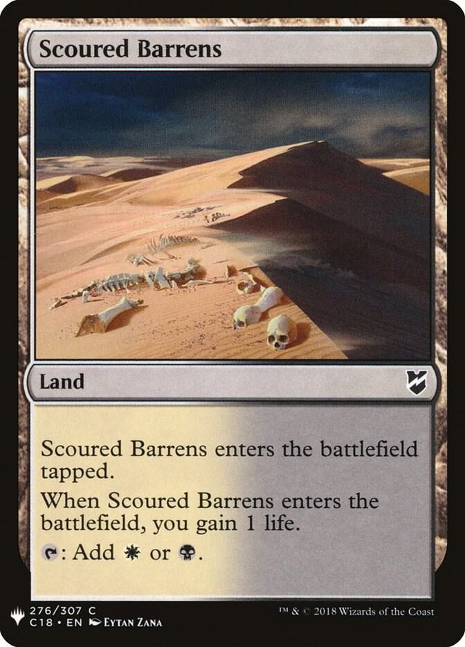 Scoured Barrens [The List Reprints] 276