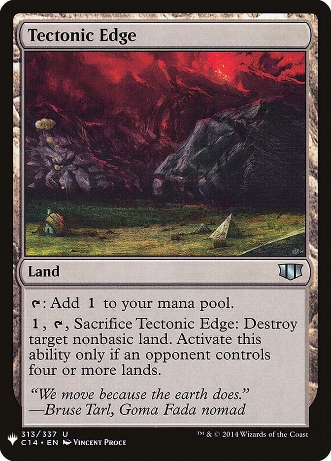Tectonic Edge [The List Reprints] 313
