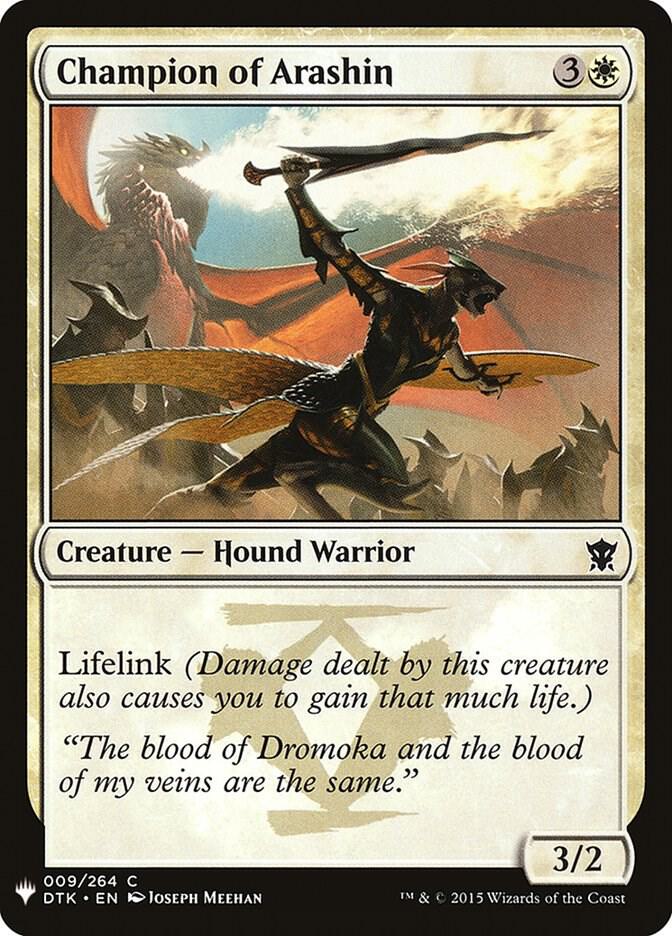 Champion of Arashin [The List Reprints] 9