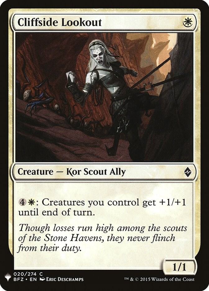 Cliffside Lookout [The List Reprints] 20