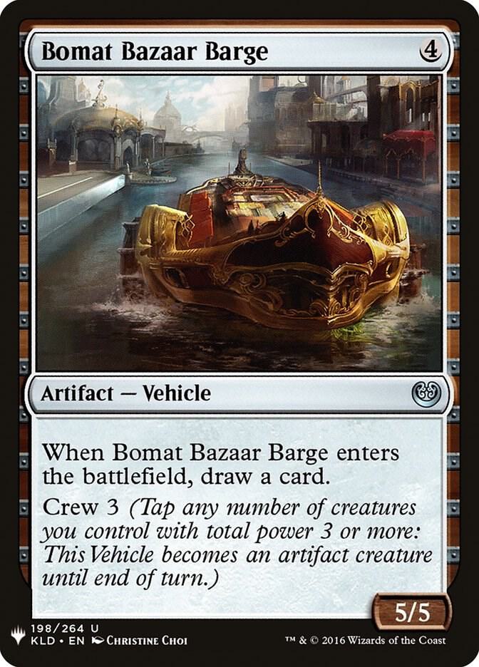 Bomat Bazaar Barge [The List Reprints] 198