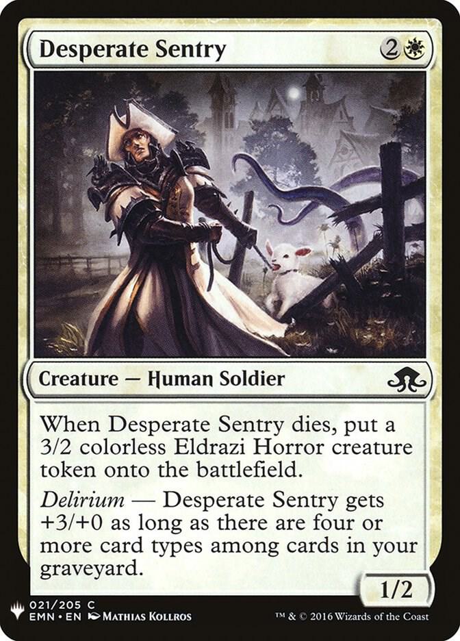 Desperate Sentry [The List Reprints] 21