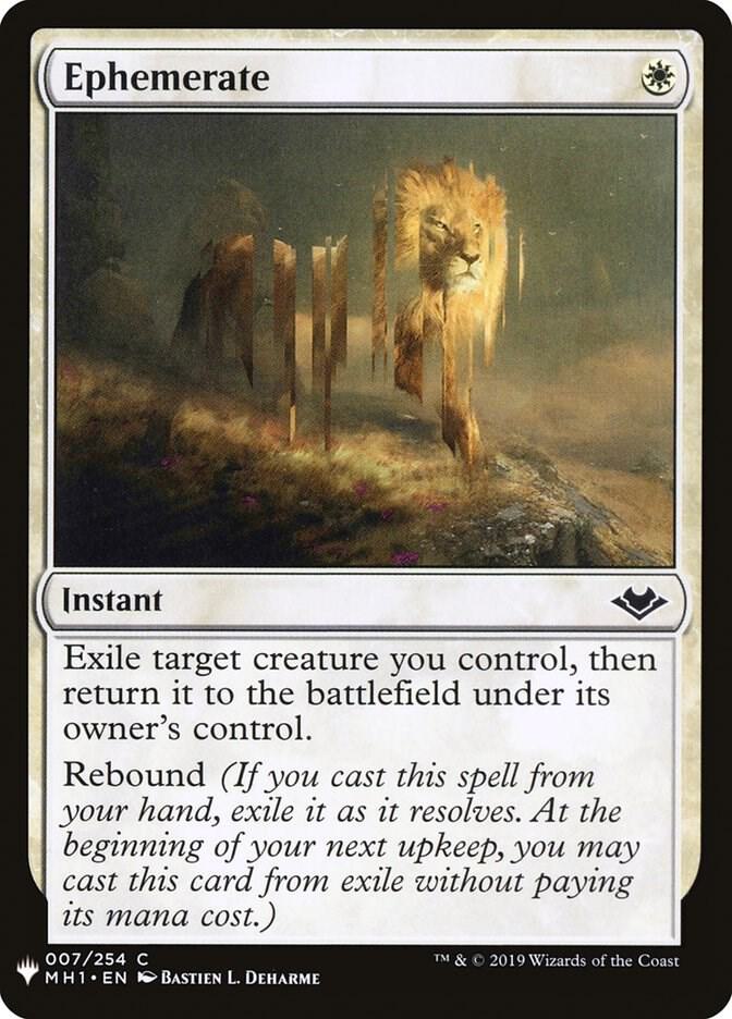 Ephemerate [The List Reprints] 7