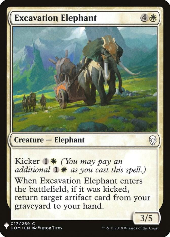 Excavation Elephant [The List Reprints] 17