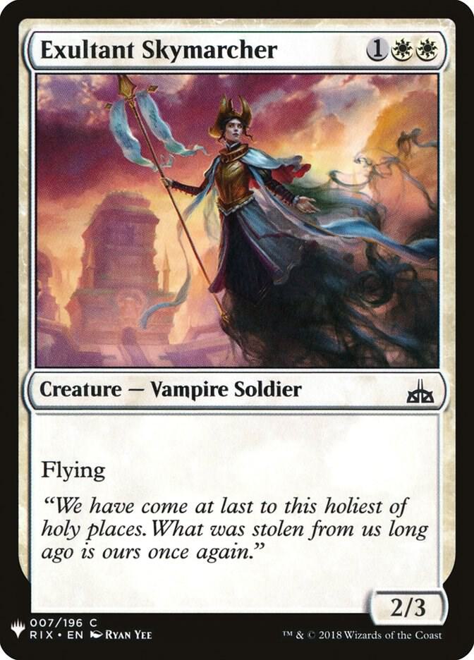 Exultant Skymarcher [The List Reprints] 7