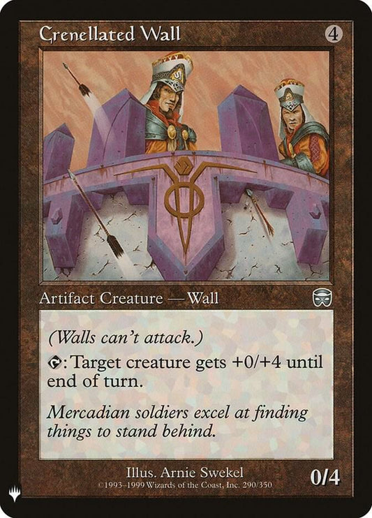 Crenellated Wall [The List Reprints] 290