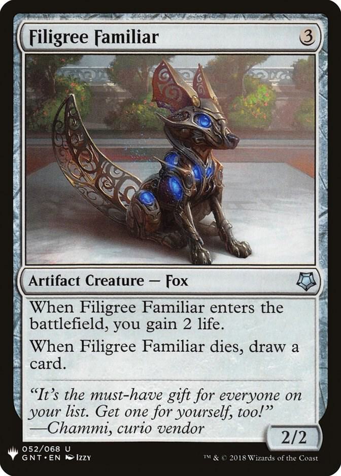 Filigree Familiar [The List Reprints] 52