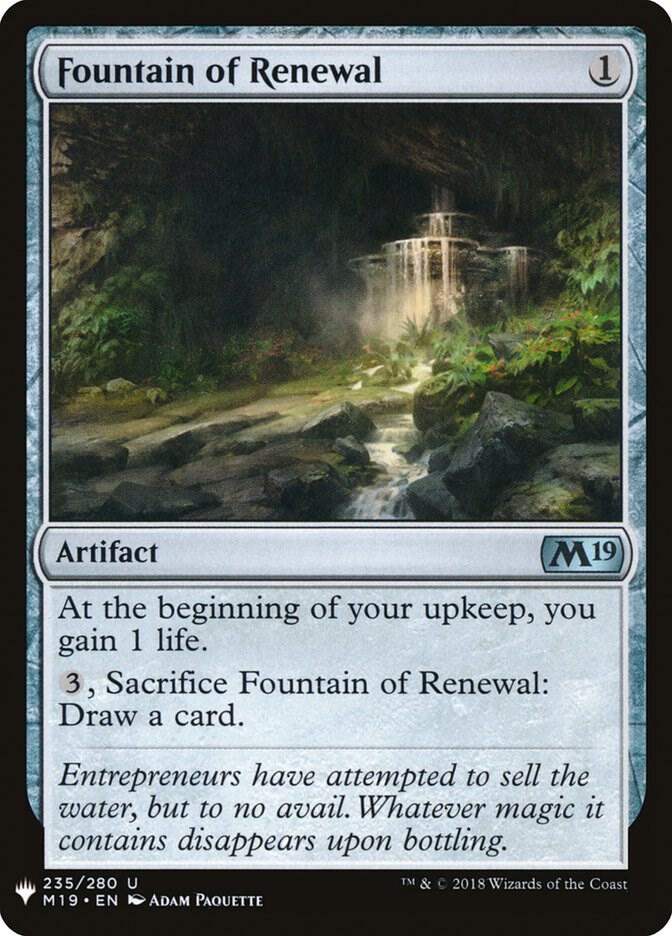 Fountain of Renewal [The List Reprints] 235