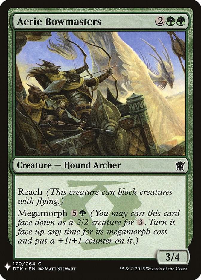 Aerie Bowmasters [The List Reprints] 170