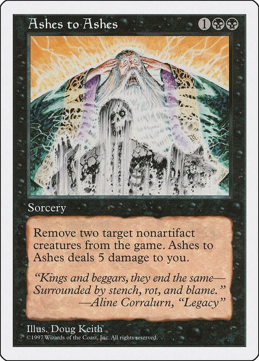Ashes to Ashes [Fifth Edition]