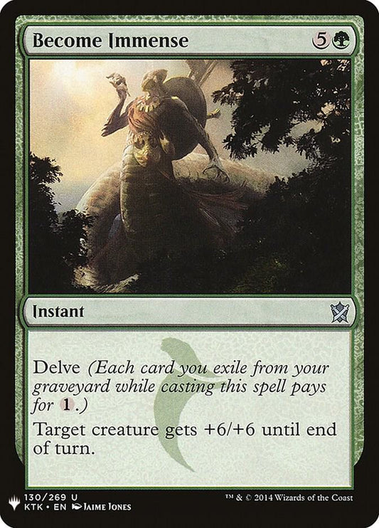 Become Immense [The List Reprints] 130
