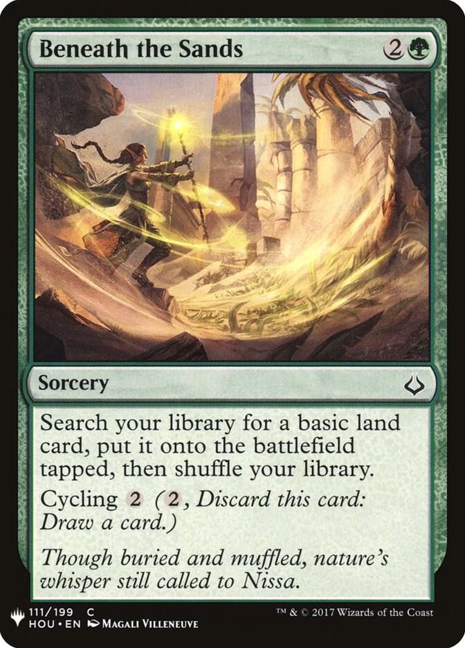 Beneath the Sands [The List Reprints] 111