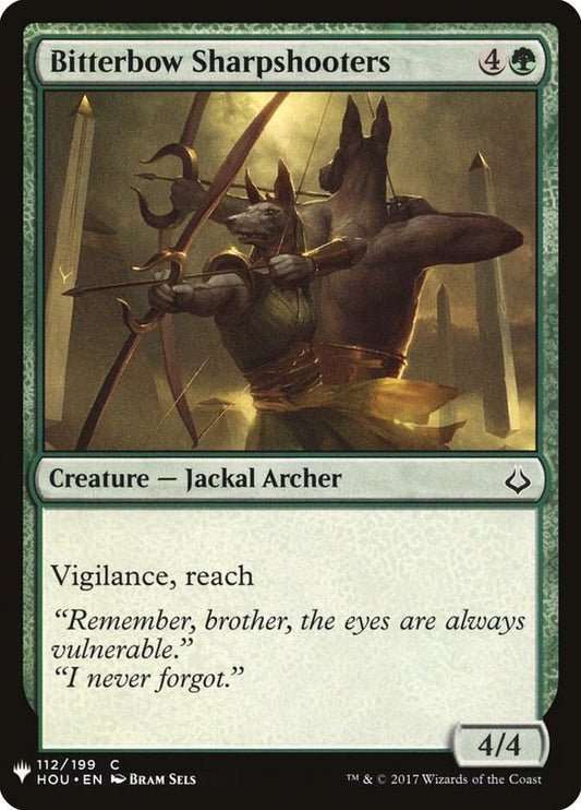 Bitterbow Sharpshooters [The List Reprints] 112