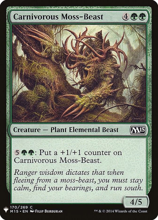 Carnivorous Moss-Beast [The List Reprints] 170