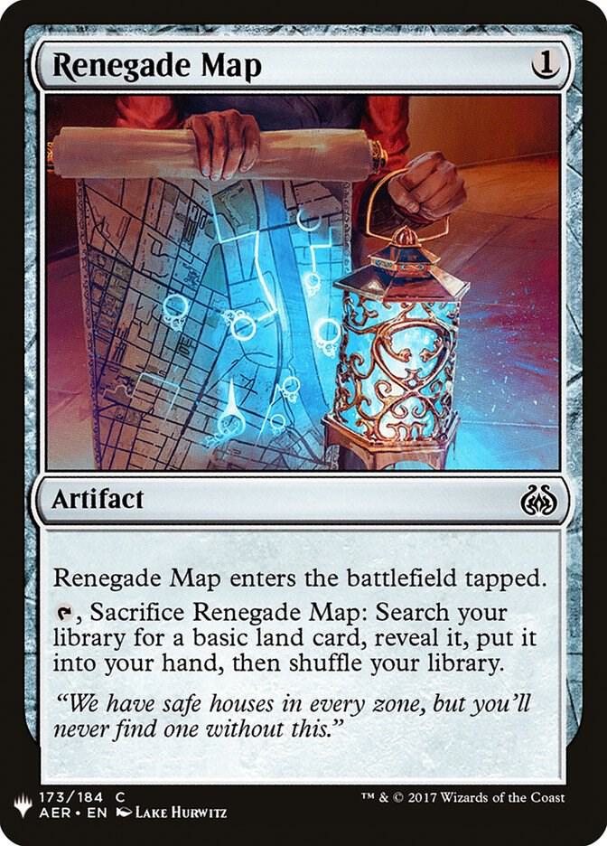 Renegade Map [The List Reprints] 173