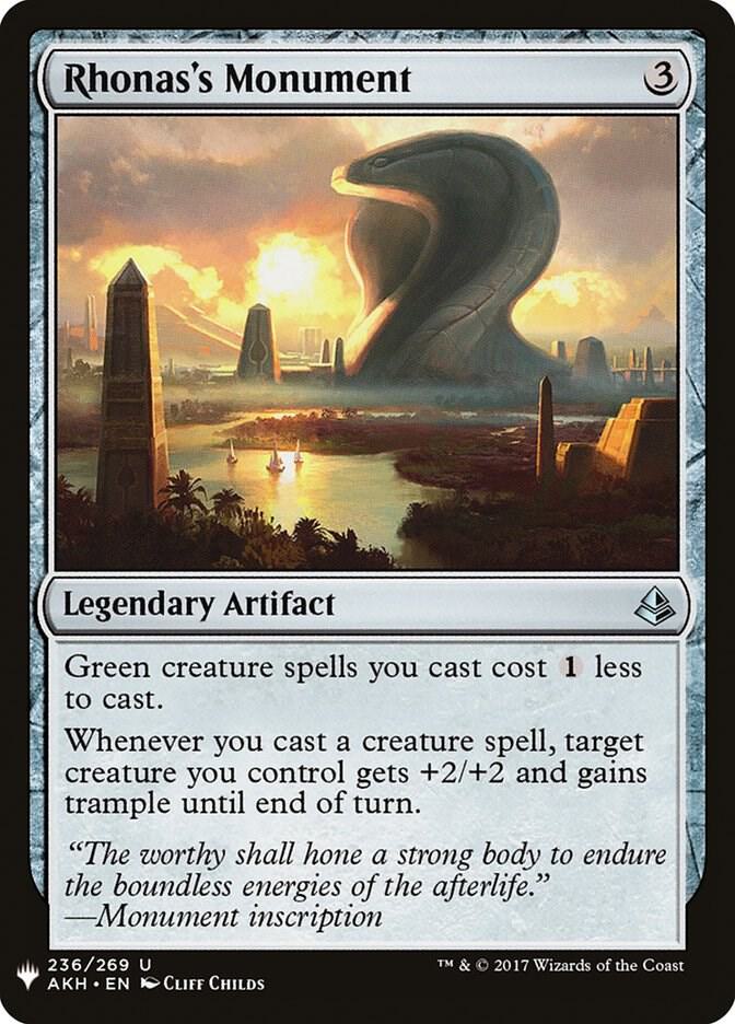 Rhonas's Monument [The List Reprints] 236