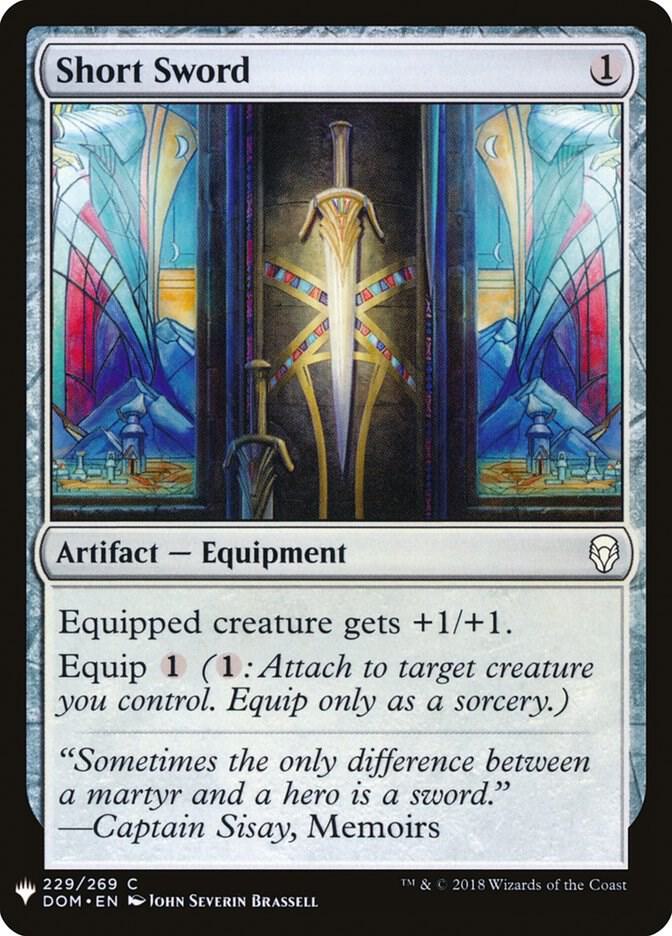 Short Sword [The List Reprints] 229