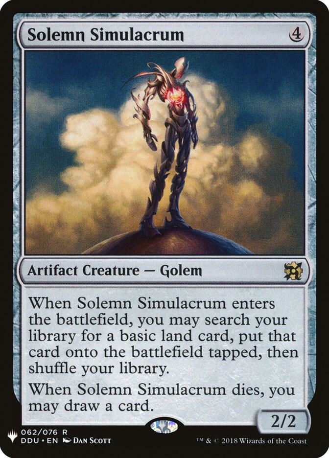 Solemn Simulacrum [The List Reprints] 62