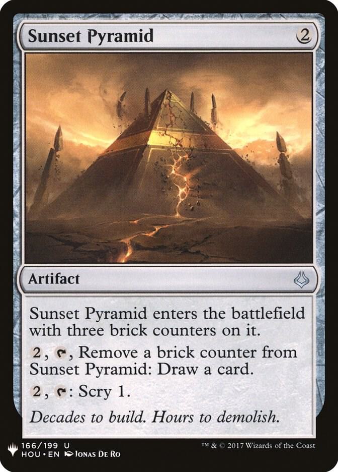 Sunset Pyramid [The List Reprints] 166