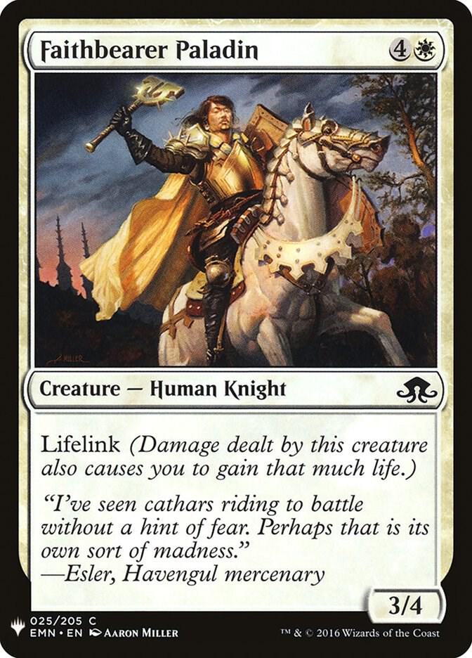 Faithbearer Paladin [The List Reprints] 25