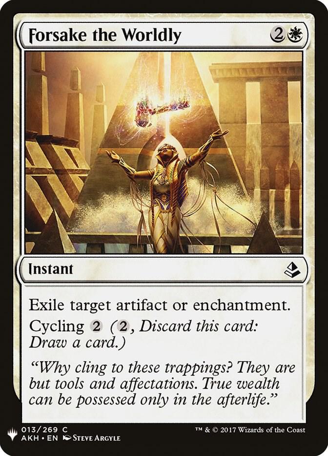 Forsake the Worldly [The List Reprints] 13