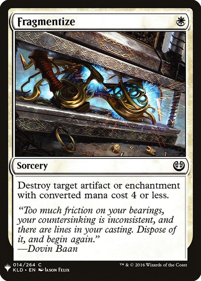 Fragmentize [The List Reprints] 14