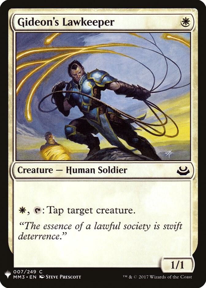 Gideon's Lawkeeper [The List Reprints] 7