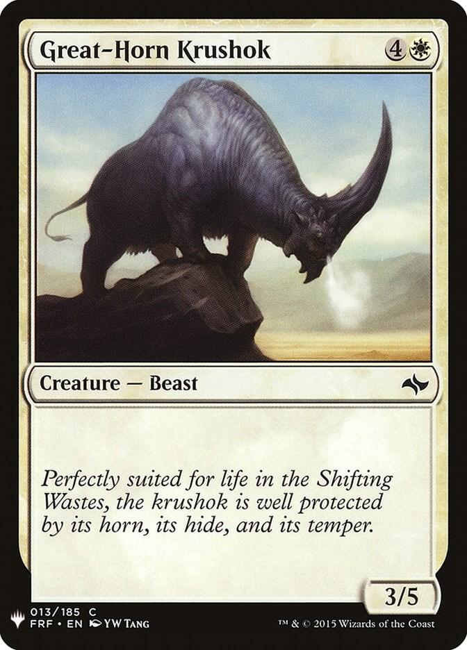 Great-Horn Krushok [The List Reprints] 13