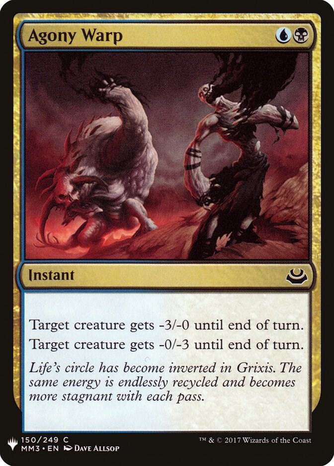 Agony Warp [The List Reprints] 150