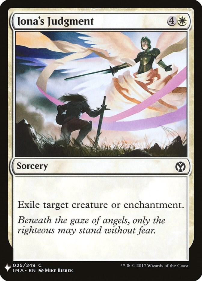 Iona's Judgment [The List Reprints] 25