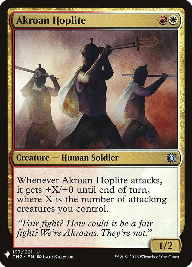 Akroan Hoplite [The List Reprints] 197