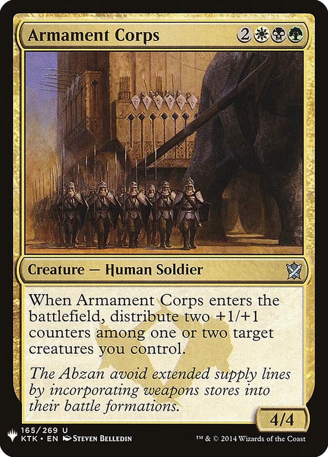 Armament Corps [The List Reprints] 165