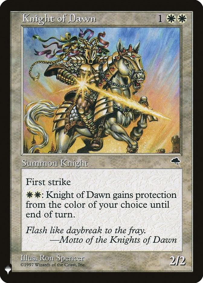 Knight of Dawn [The List Reprints] 26
