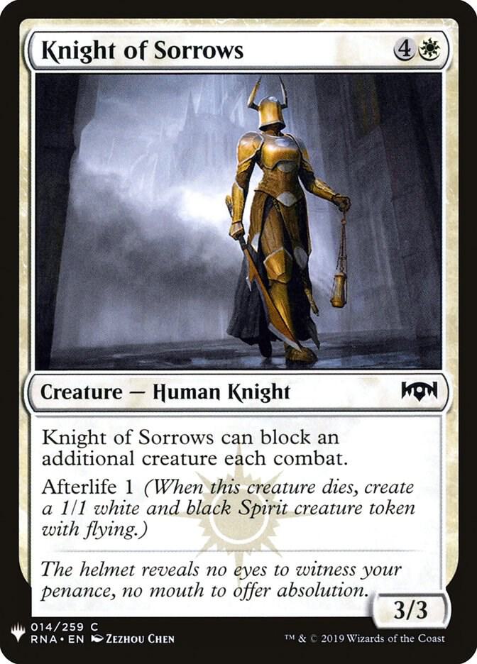 Knight of Sorrows [The List Reprints] 14