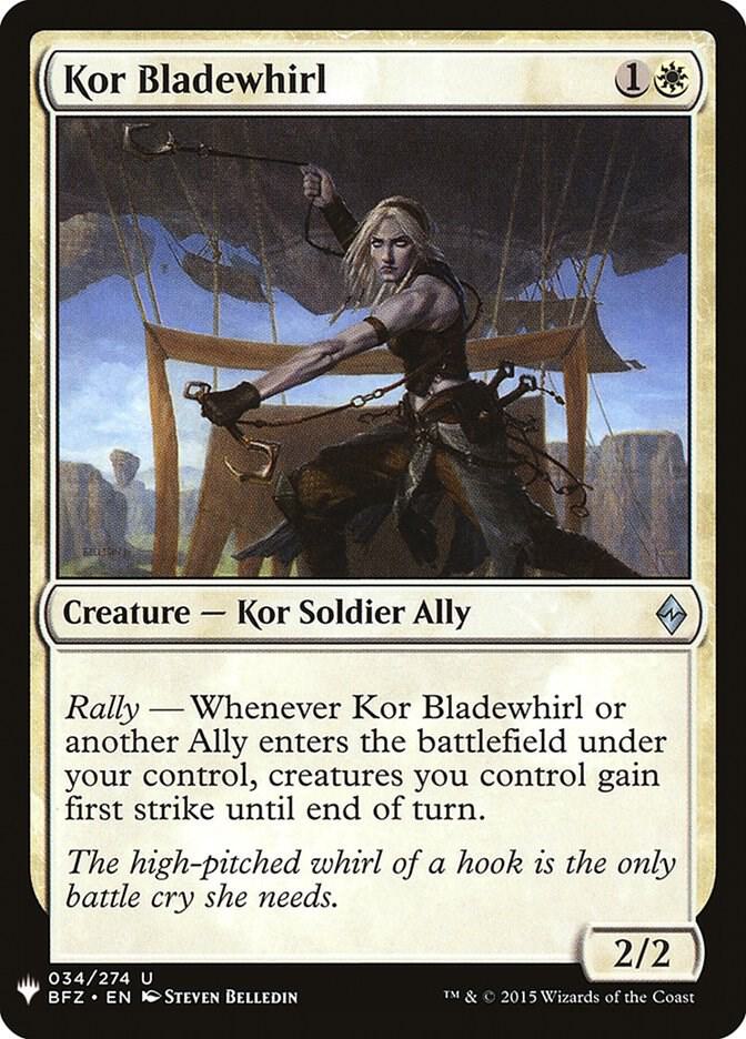 Kor Bladewhirl [The List Reprints] 34