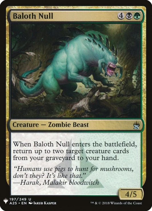 Baloth Null [The List Reprints] 197