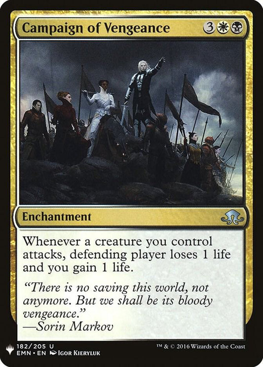 Campaign of Vengeance [The List Reprints] 182