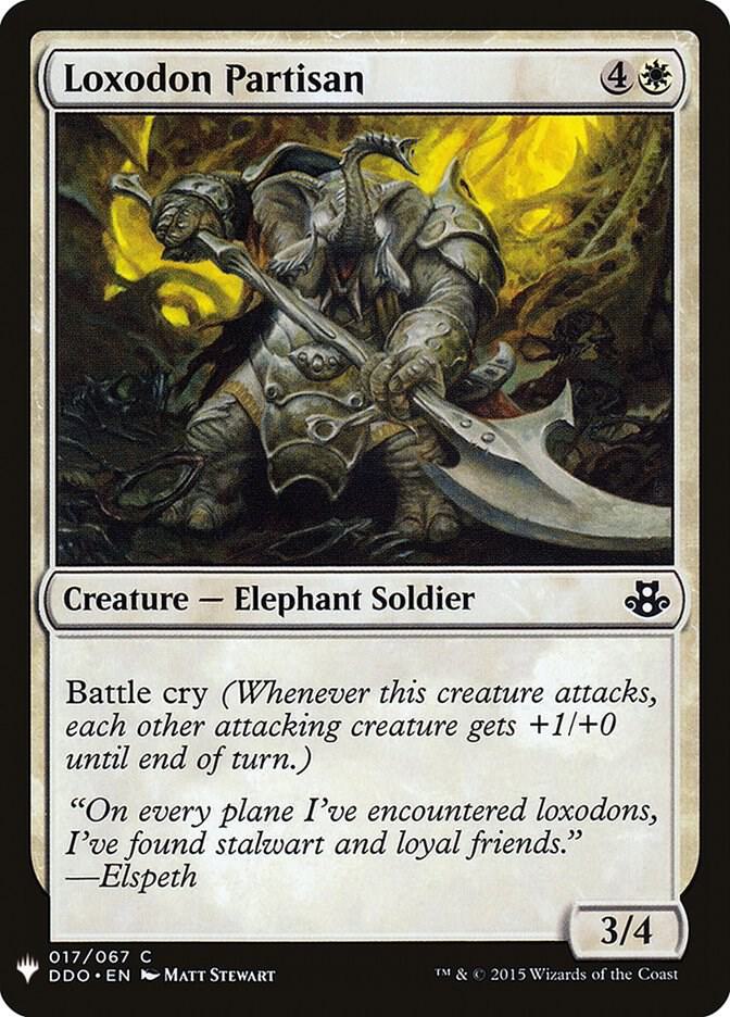 Loxodon Partisan [The List Reprints] 17