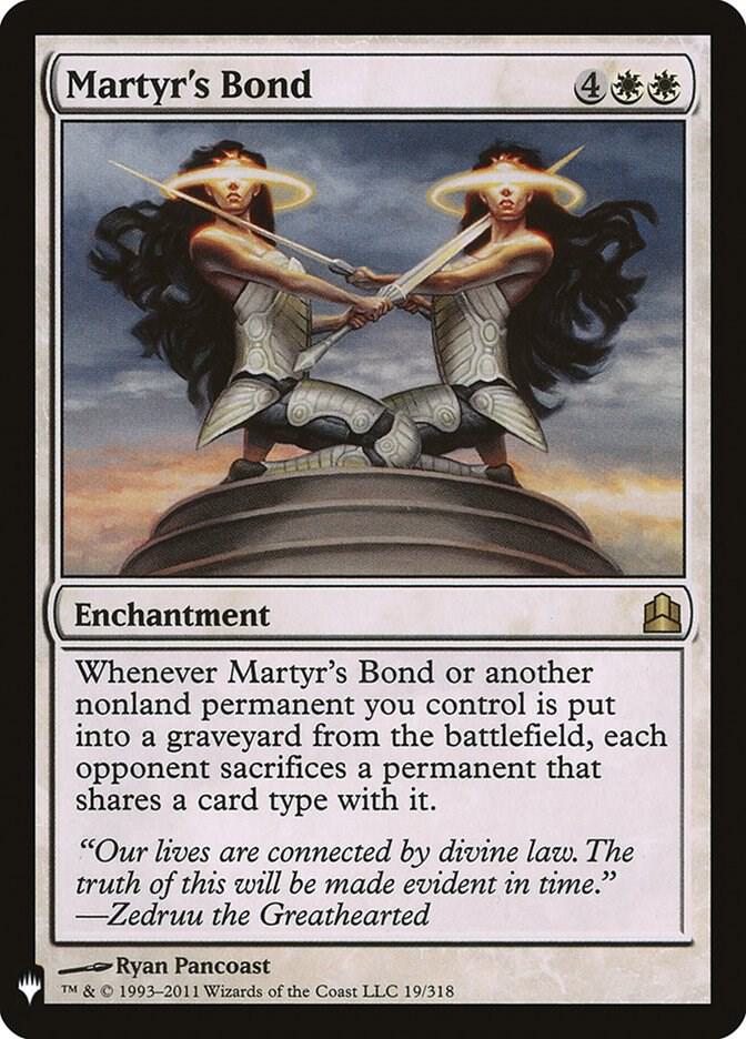Martyr's Bond [The List Reprints] 19/318