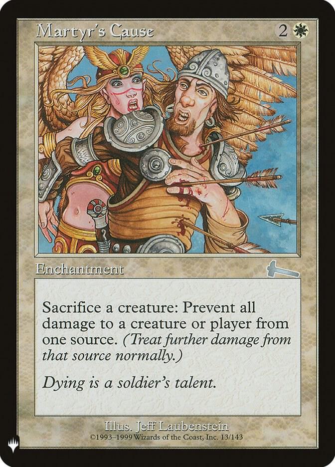 Martyr's Cause [The List Reprints] 13