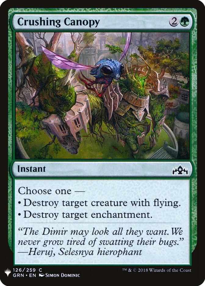 Crushing Canopy [The List Reprints] 126