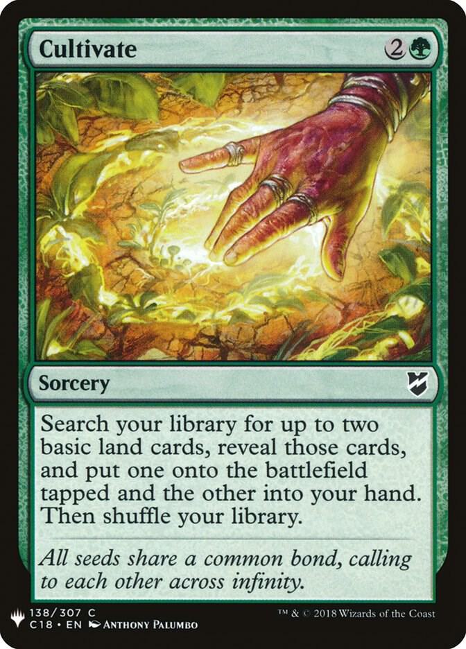 Cultivate (C18) [The List Reprints] 138