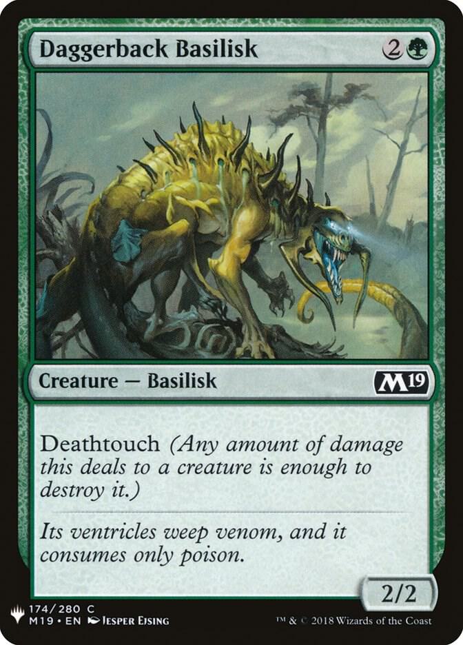 Daggerback Basilisk [The List Reprints] 174