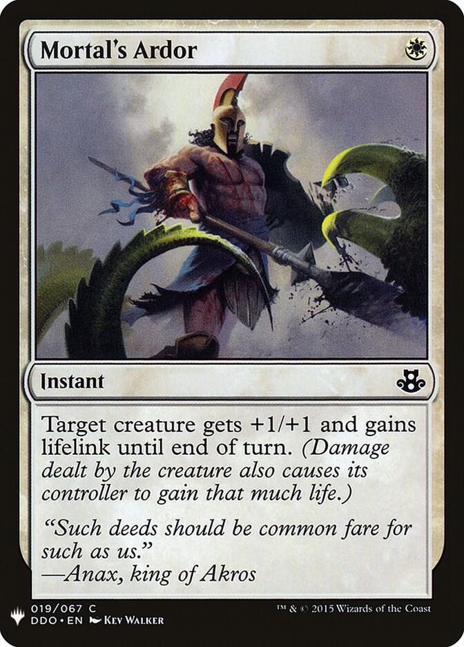 Mortal's Ardor [The List Reprints] 19